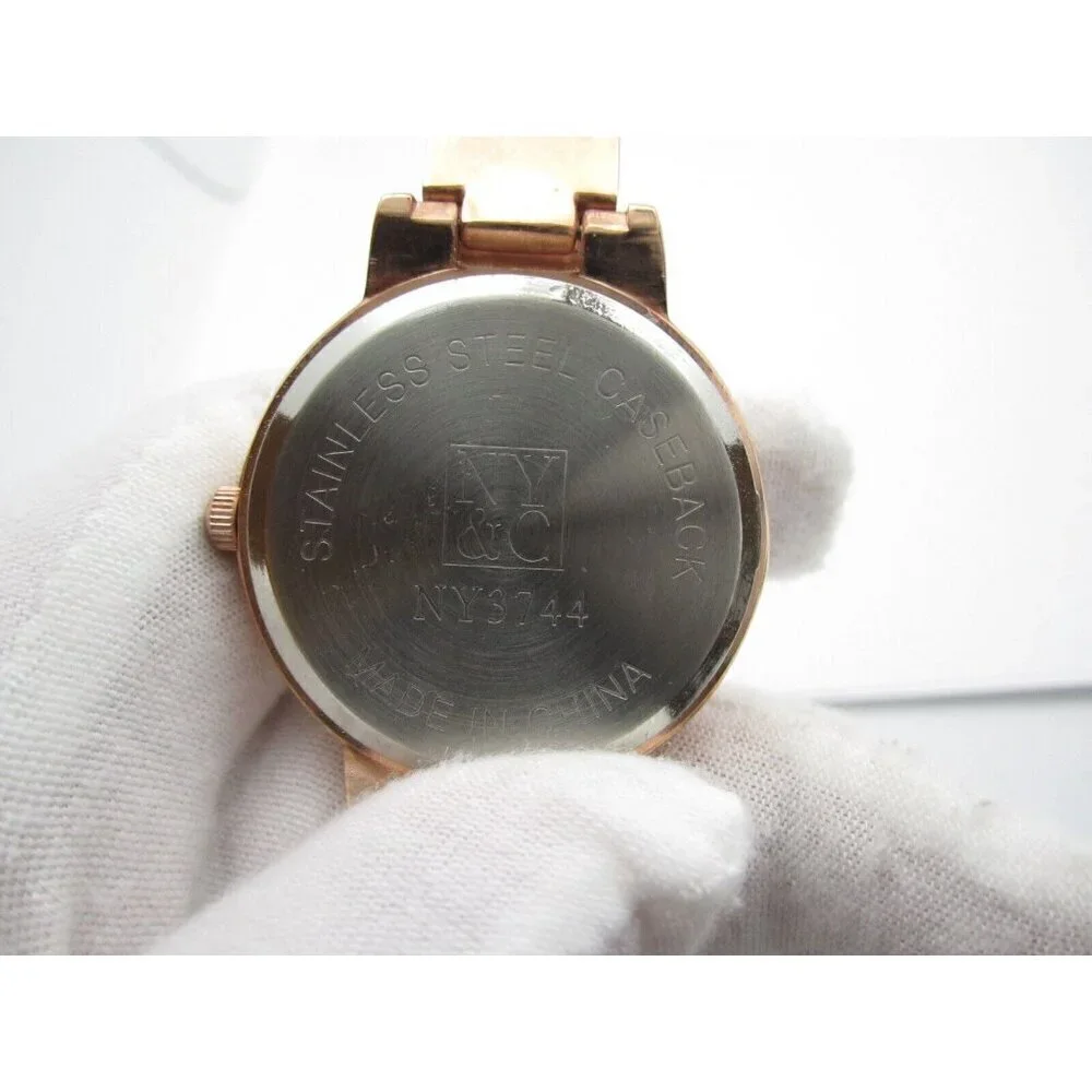 Women NY&C Quartz WR Analog 36mm Round Watch (H354) 